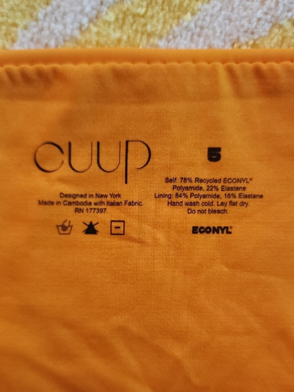 CUUP Orange Underwire Bikini Set - Picture 5 of 5